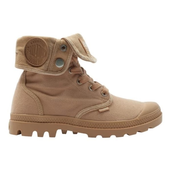 PALLADIUM ankelboots - BAGGY Brun - Platt klack - 3 cm - Snören - Sammet, nubuck - Rund tå kastanj 36