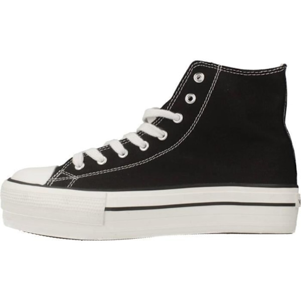 High Top Sneaker - VICTORIA - 88818 - Damer - Sort - Flade snørebånd Svart 41