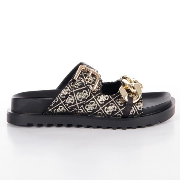 Guess dam sandal Fatema logotyp 4G svart syntet - Äkta Guess damskor Svart 37