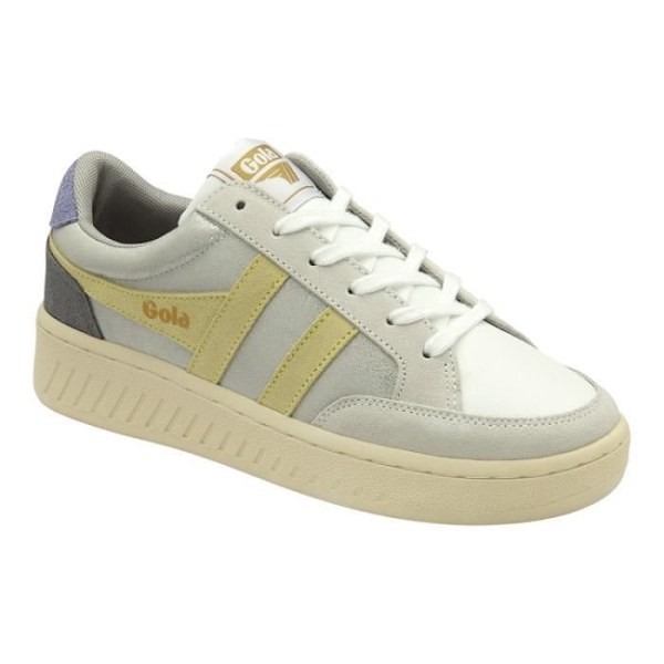 Sneakers dam - GOLA SUPERSLAM BLAZE Silver - Platt klack - Läder Pengar 40