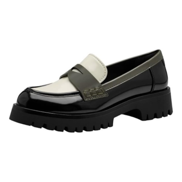 Dame loafers - Tamaris - 12433243 Sort - Flad hæl - Rund tå - Syntetisk - 38