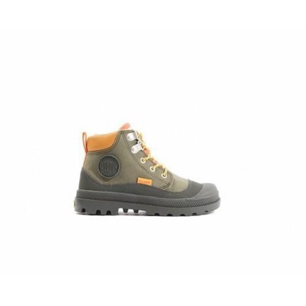 Bottines barn Palladium Pampa Hi Cuff Hkr Wp - Grön - Olive night-m - Herr Oliv natt-m 35