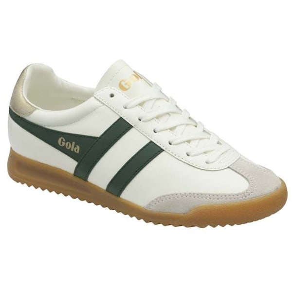 Gola Torpedo lädersneakers för kvinnor benvit/vintergrön/guld 40