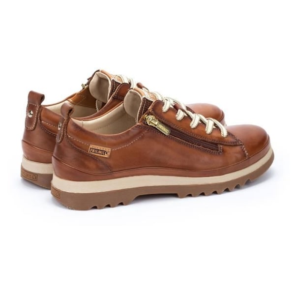 Damesneakers PIKOLINOS Vigo W3W-6979 - Brandy - Læder - Snørebånd Brandy 36