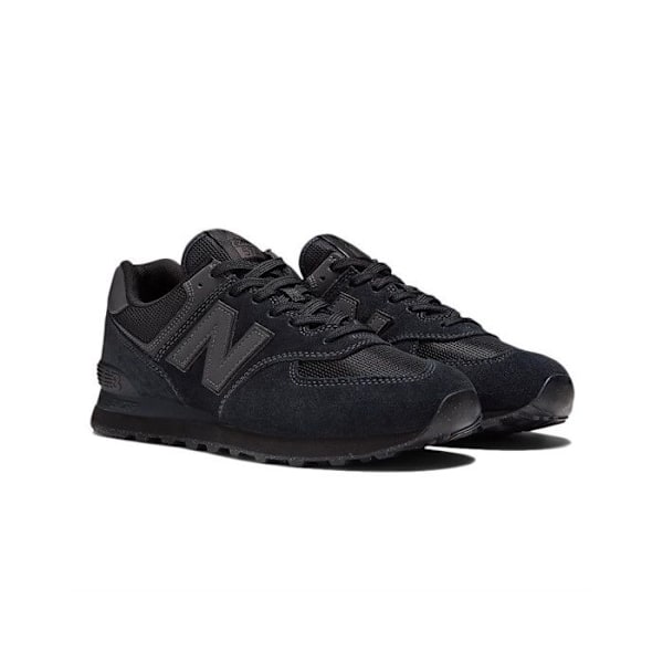 Læder Sneaker - NEW BALANCE - 574 - Herrer - Sort - Snørebånd Svart 40