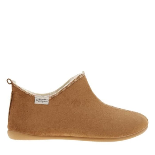 Hjemmesko - LA MAISON DE L'ESPADRILLE - Brun - Tekstil - Skafthøjde 9,5 cm - Beige sål - 36