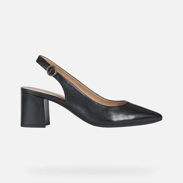 Pump D BIGLIANA Woman - Geox - Sort - Medium hæl - Slingback - Åndbar Svart 37