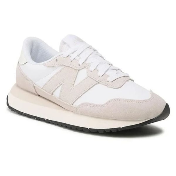 Sneakers - NEW BALANCE - MS237 - Kilehæl - Læder - Snørebånd Vit 40