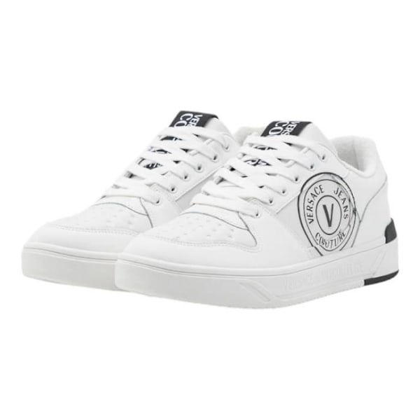 Sneakers - VERSACE JEANS - 76YA3SJ1 Hvid - Flad hæl - Rund tå - Snørebånd Vit 40