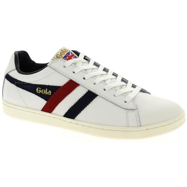 Låga sneakers - GOLA - EQUIPE - Nubuck läder - Vit/marinblå - Herr Vit/marinblå 40