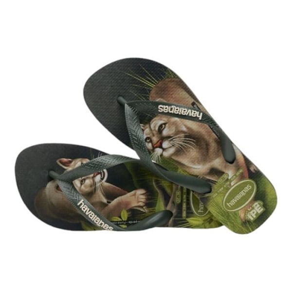 Flip flops - HAVAIANAS - 4000396 Grön - platt klack - öppen tå - nubuck sammetsfinish Grön 43/44