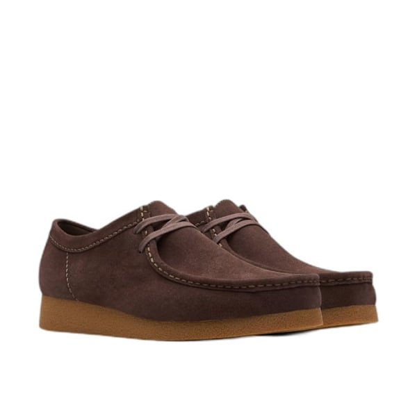 Clarks Wallabee EVO Loafers Mörkbrun mocka 42