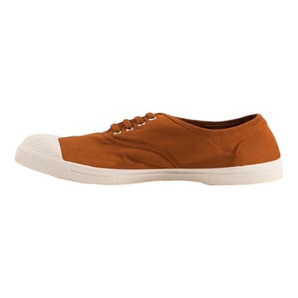 BENSIMON sneakers - ELLY F Brown - Platt klack - 1 cm - Snörning - Sammet, nubuck - Rund tå - 41