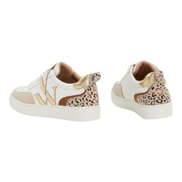 Sneakers dam - VANESSA WU - LUNA Vit - Platt klack - Spetsar - Sammet, nubuck Vit 36