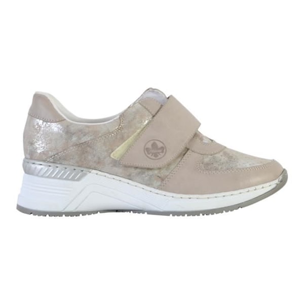 Rieker Eagle Læder Sneaker - Damer - Scratch - Wedge - Hvid Multicolor Flerfärgad 39