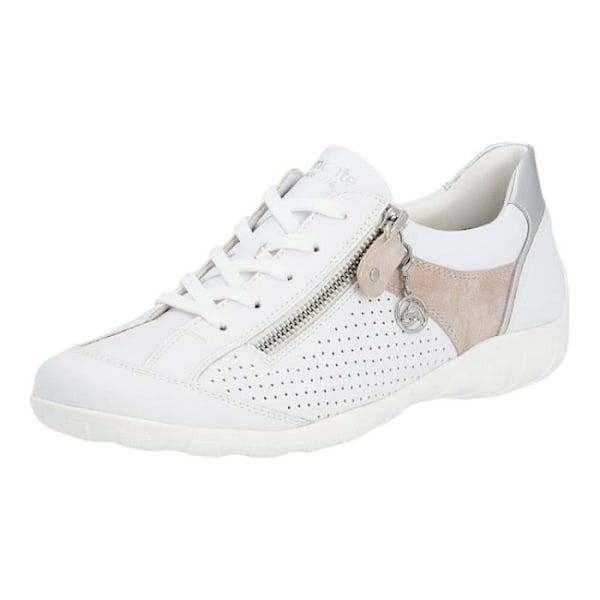 Sneakers - REMONTE - R3411 - Platt klack - Dragkedja - Läder Vit 40