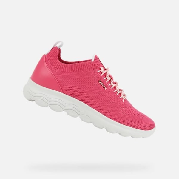 Geox Spherica sneaker - Geox - Damsneakers - Ultralätt - Kilsula - Ovandel i mesh Fuchsia 36