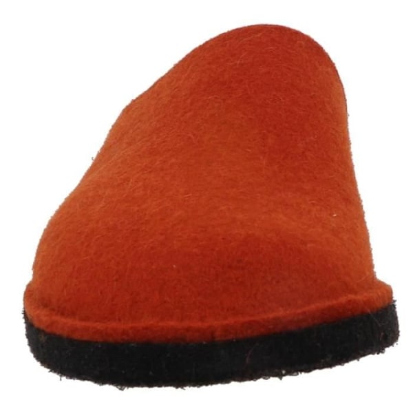 Hjemmesko - HAFLINGER - FLAIR SOFT - Orange - Behagelig uldfilt Orange 39