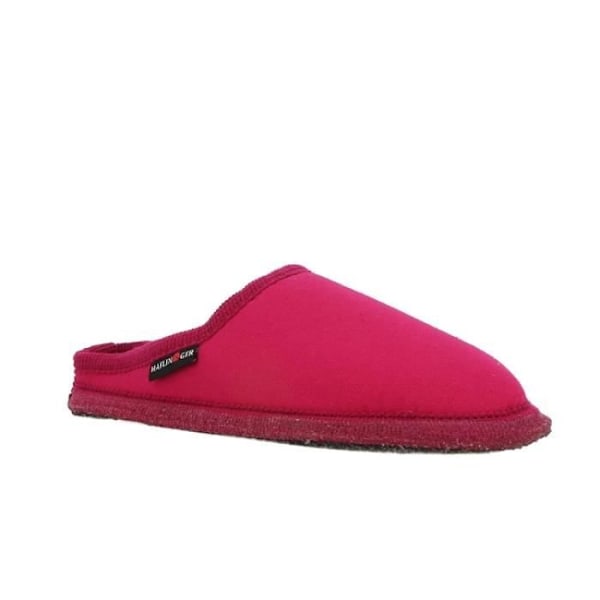 Damtofflor - HAFLINGER PANTOFFEL - Platt klack - Rosa Rosa 40