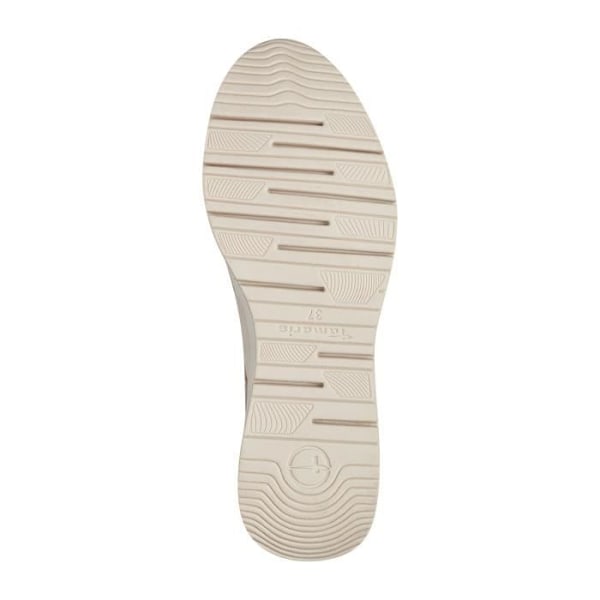 Låga sneakers - TAMARIS - Ivory Comb - Gul - Platta - Snören Elfenbenskam 39