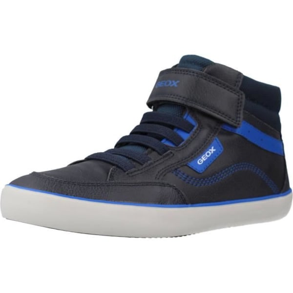 Geox J Gisli Børne High Top Sneaker med Scratch Blå 26