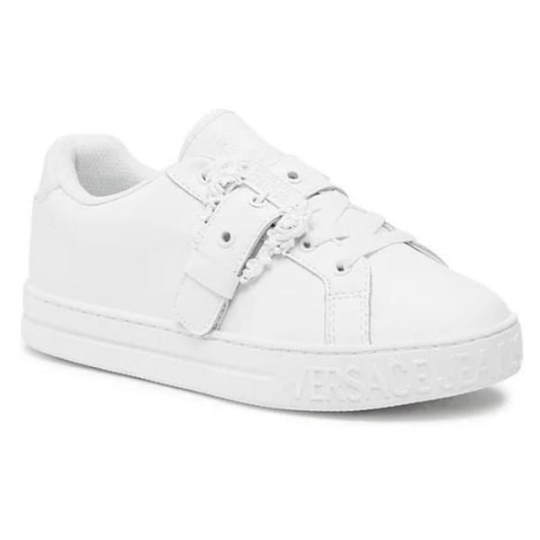 VERSACE JEANS COUTURE sneakers - VERSACE JEANS COUTURE - Hvid - Læder - Flad hæl - Stramningsspænde Vit 37