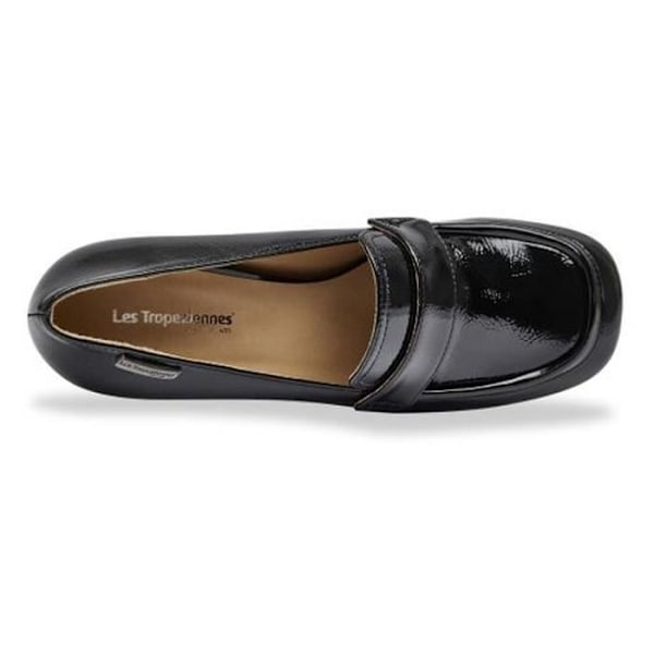 Dam Loafers - Les Tropeziennes by m b - Svart - 7 cm blockklack - Patent Svart 38