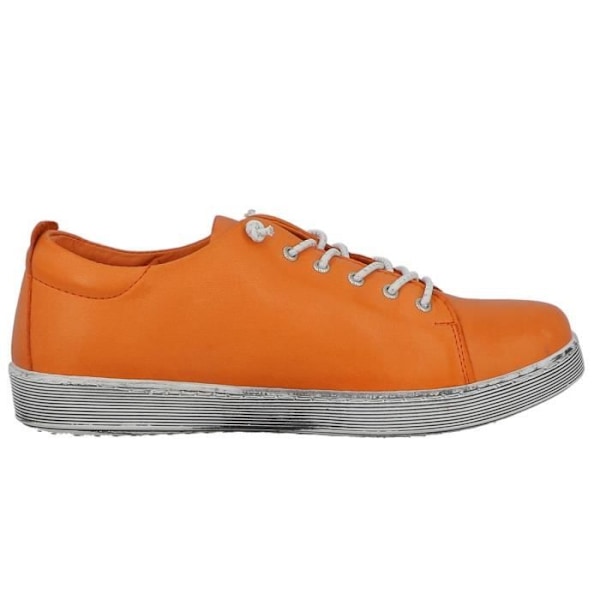 Sneakers - ANDREA CONTI - DA.-SNEAK - Læder - Snørebånd - Dame Orange 39