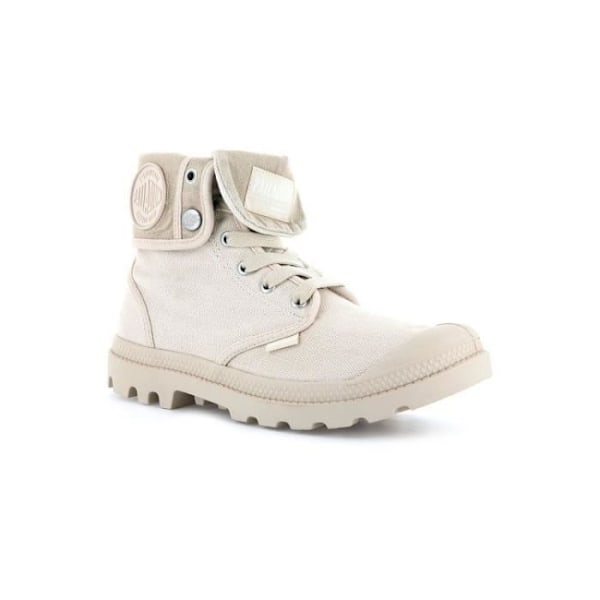 PALLADIUM BAGGY ankelstøvler - Beige - Snørebånd - 3 cm flad hæl - Rund tå Beige 42