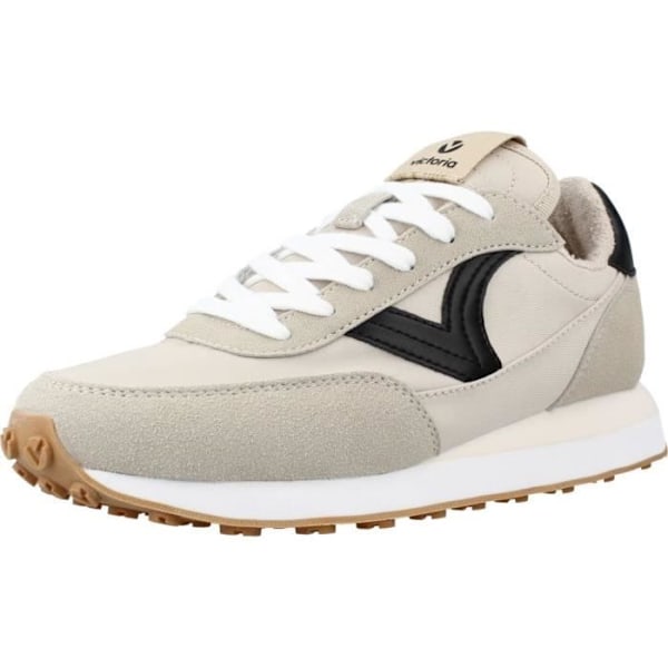 Sneaker dam - VICTORIA - 118864 Beige - Spetsar - Textil Beige 41