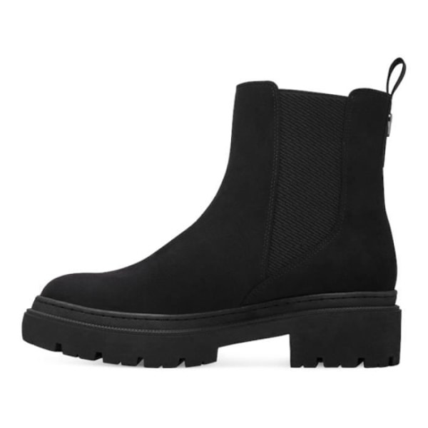 Ankelboots - Marco Tozzi - 22548643 - Svart - Platt klack - Höjd 3 cm - Dragkedja - 37