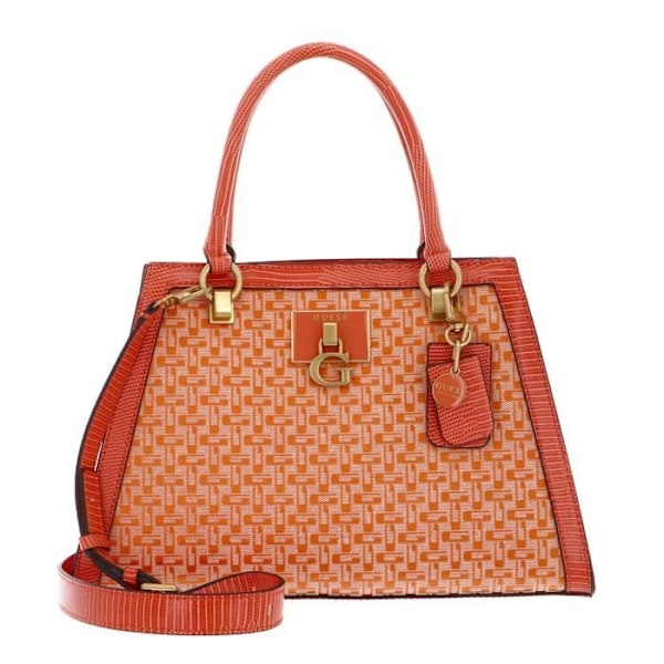 GUESS Stephi Girlfriend Rutetaske Orange Logo [225529] - håndtaske sac a main orange