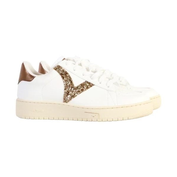 Victoria Low-Top Sneaker med snøre - Platin - Damer - Tekstil Platina 39