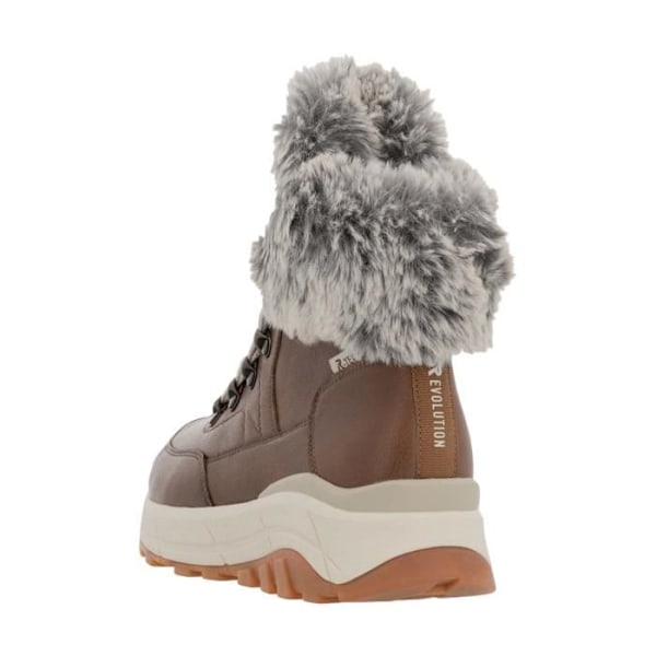 Rieker Revolution Boger High Top Läder Sneaker - Brun kastanj 38