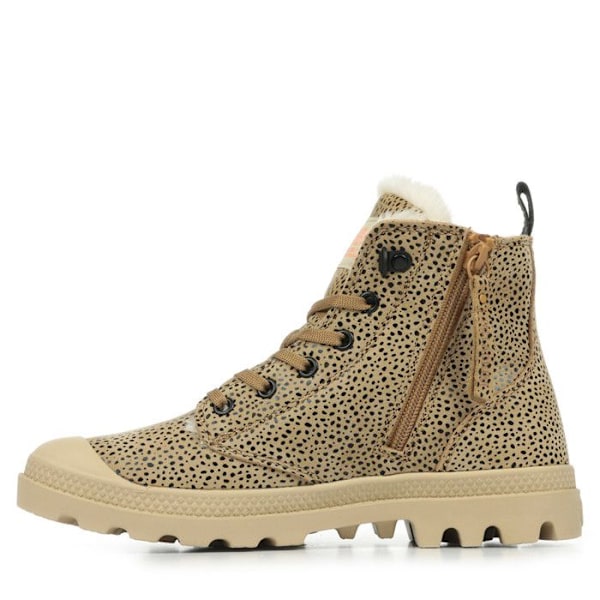 Palladium Pampa Hi Zip Wl ankelboots för kvinnor - kära brwn aop safari-m - 37 Kära bruna aop safari-m 41