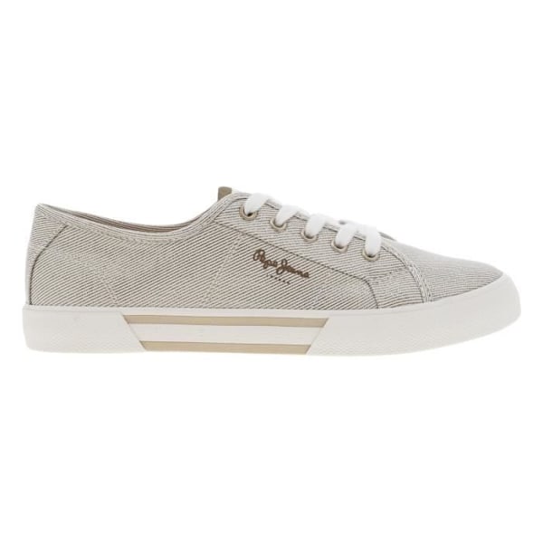 Lave sneakers - PEPE JEANS - hvid - Snørebånd - Guld - Shiny Lurex Guld 36