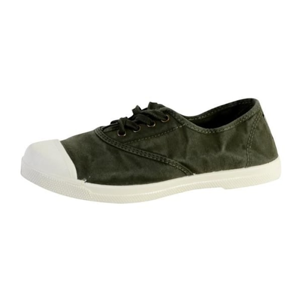 Tennisskor med låga toppar - NATURAL WORLD - INGLES ELASTICO ENZIMATICO 102E - Khaki - Dam Kaki 39