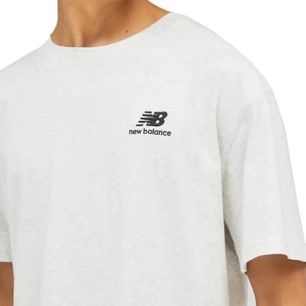 New Balance UNISSENTIALS t-shirt - Hvid - Korte ærmer - 100% bomuld Vit S