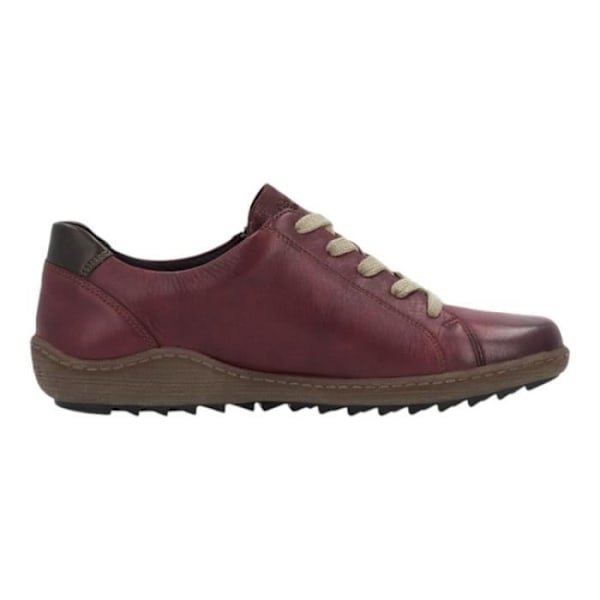 Sneakers - Remonte - R1440 - Bourgogne - Flad hæl - Lynlåslukning - Læder Bordeaux 38