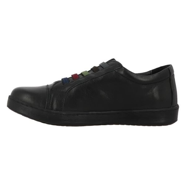 Sneakers dam - ANDREA CONTI - 0064816 - Svart - Läder - Platt klack - Dragkedja Svart 36