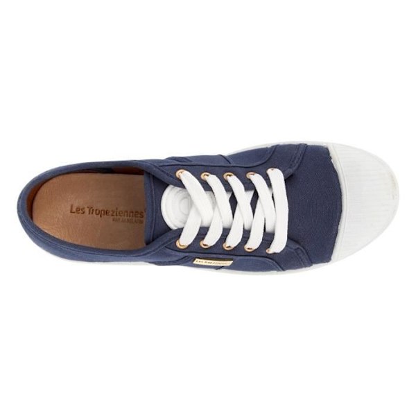 Tennis Basket Bass Les Tropeziennes Cloruni Navy Damer - Snørebånd - Tekstil - Enestående komfort Marin 38