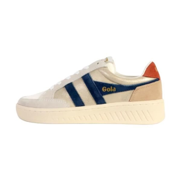 Gola Superslam Blaze Low Læder Sneaker - Guld/Blæk/Orange - 38