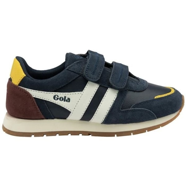 Gola Austin Pure Strap Low Læder Sneaker - Navy Off White Burgundy Blå 33