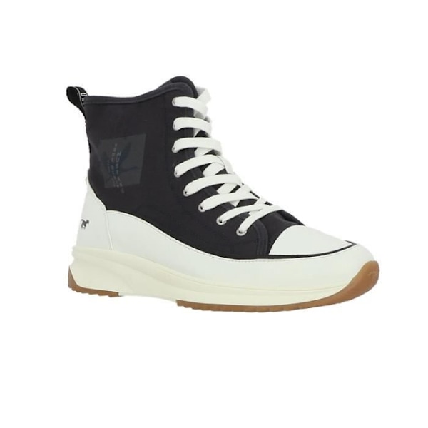 Sneakers dam - MUSTANG 1458501 - Platt klack - Svart Svart 37