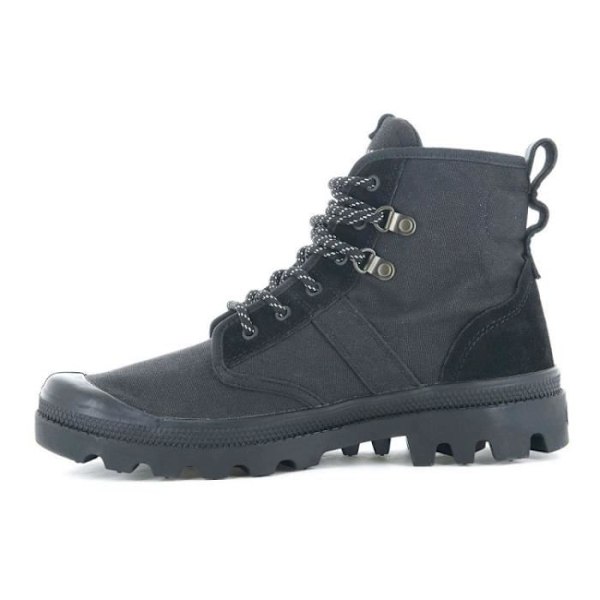 PALLADIUM PALLABROUSS ankelboots - Svart - Snören - 3 cm platt klack Svart 42