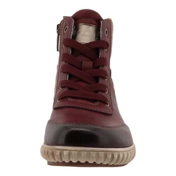 Stövletter - Romika - 84R0002005 - Burgundy - Platt klack - Dragkedja - Sammet/Nubuck - 41