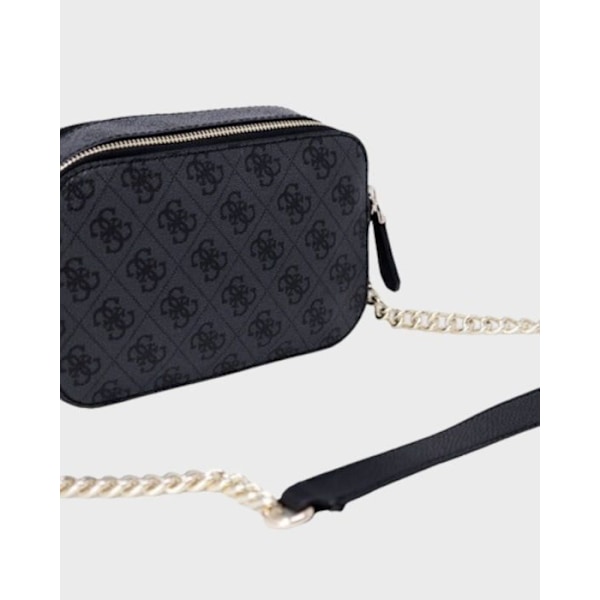 GUESS Mörkgrå Svart Crossbody axelväska för kvinnor - Noelle Crossbody Kameraväska Coal Logo 214657 svart, mörkgrå