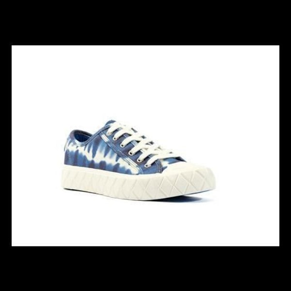 Damesneakers - PALLADIUM - Palla Ace Lo Tie Dye - Tekstil - Snørebånd - Blå Mörkblå 37