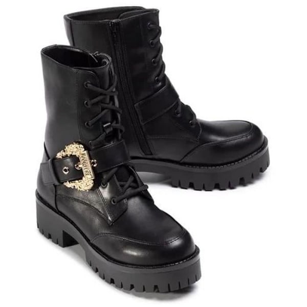 Ankelboots - VERSACE JEANS - 75VA3S86 Svart - Kilklack - Läder Svart 41