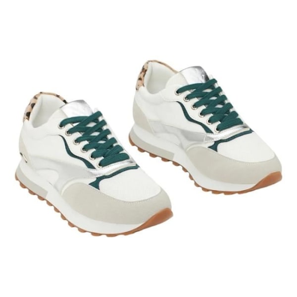 Sneakers dam - VANESSA WU - JADE - Platt klack - Silver Pengar 40